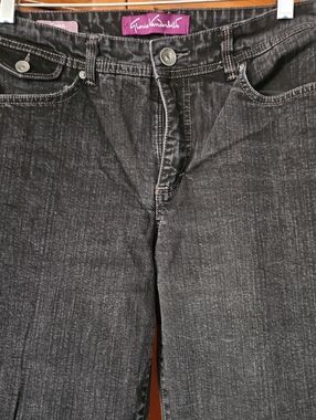 Like New Gloria Vanderbilt Rinsed Black Jeans Size 12